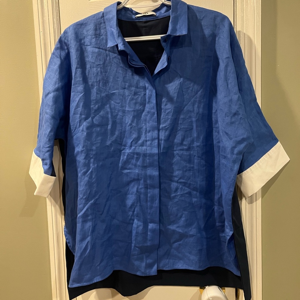 Margon Metamorfosi Color blocked Buttons down shirt
